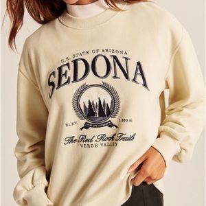 Abercrombie & Fitch Sedona Embroidered Sweatshirt Size Medium